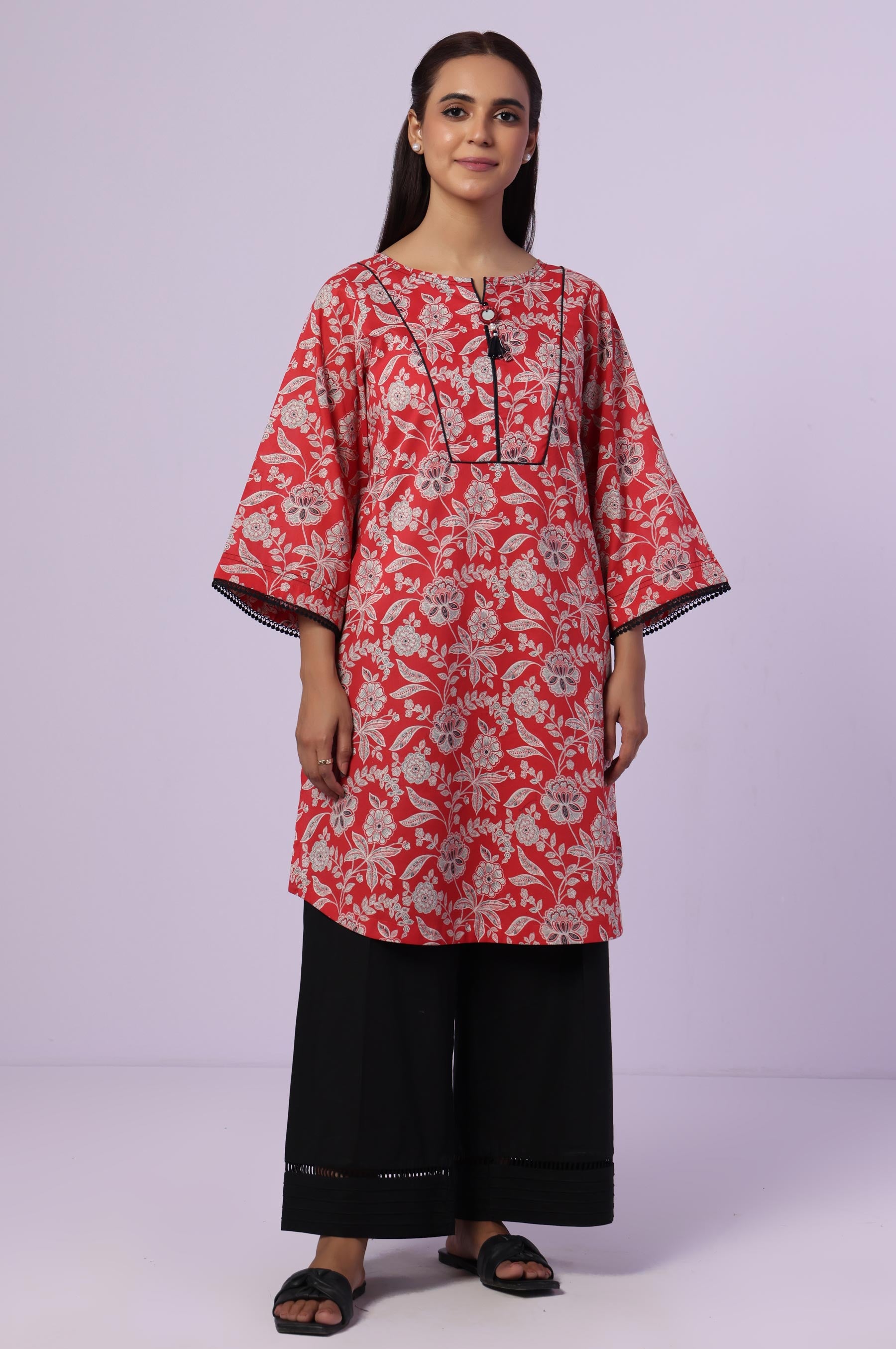 Stitched 1 Piece Printed Lawn Shirt